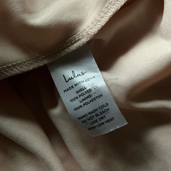 NWT LULU’S Wondrous Water Lilies Blush Pink Maxi Dress - Picture 4 of 5